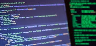 coding languages on computer screen