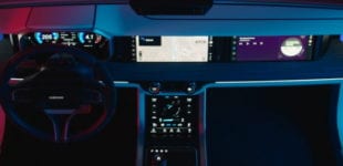 Samsung Harman Digital Cockpit inside view of car