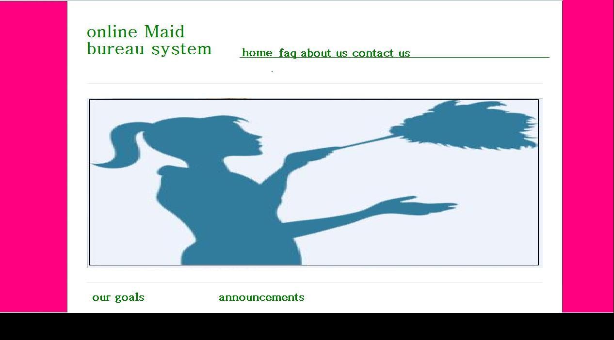 Online Maid Bureau System The Ieee Maker Project