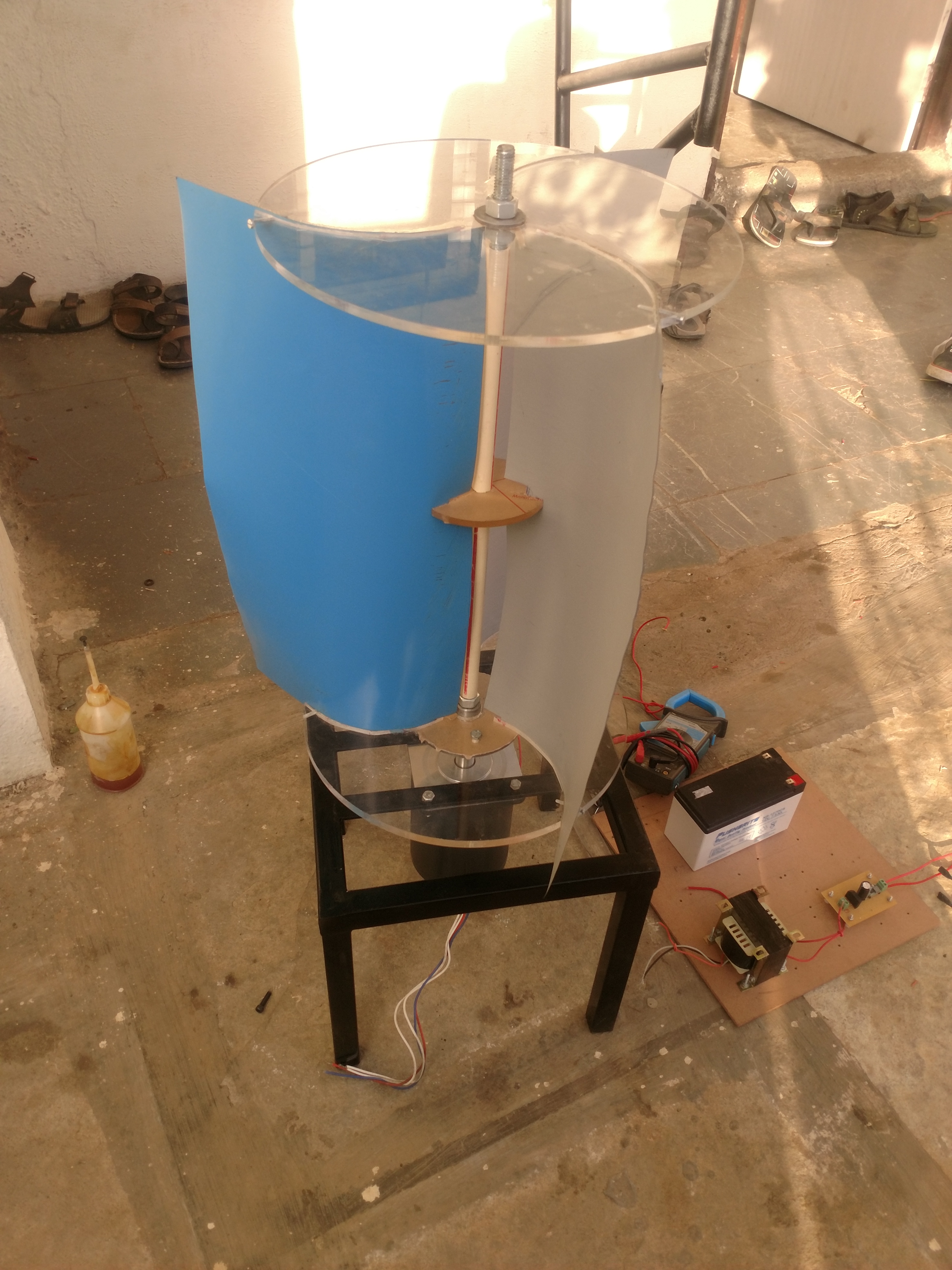 homemade vertical wind turbine