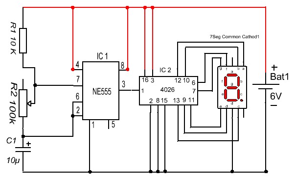 O 9 Counter Using Ic 4026 The Ieee Maker Project 0476